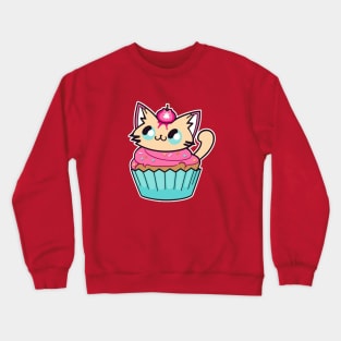 Cupcake Cat Crewneck Sweatshirt